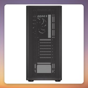 ENDORFY Ventum 200 Solid ATX Mid Tower Case, Black, Mesh Front, 1x 120 mm PWM Fan