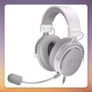 ENDORFY VIRO Plus USB Gaming Headset, White, 53 mm Drivers, 7.1 Virtual Surround