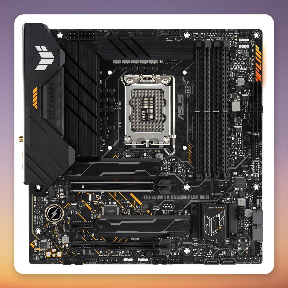 ASUS TUF Gaming B660M-Plus WiFi Intel B660 LGA 1700 DDR5 mATX Motherboard – image 2