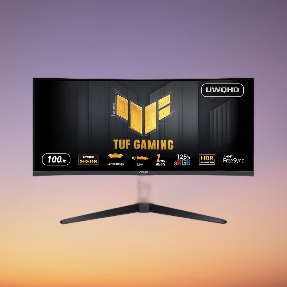 Asus TUF Gaming VG34VQEL1A 34-Inch WQHD Curved Gaming Monitor