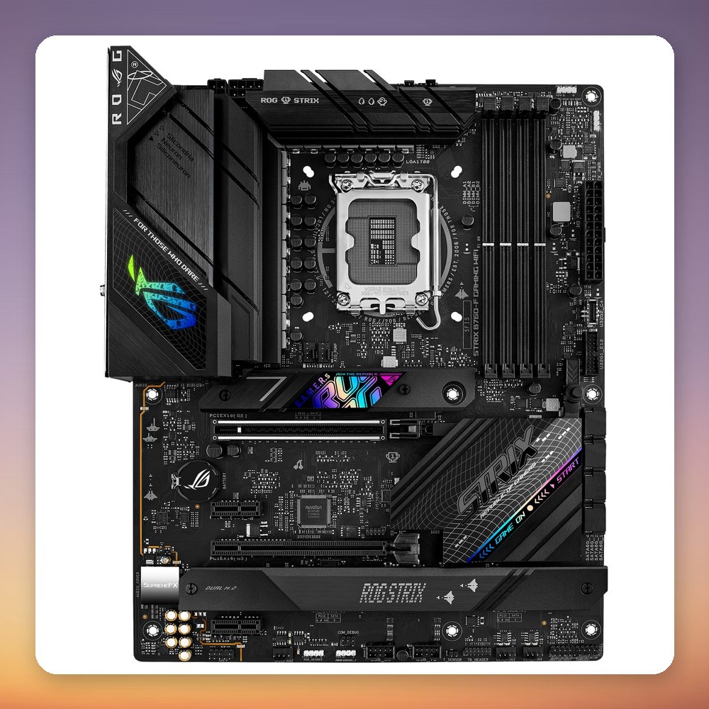 ASUS ROG Strix B760-F Gaming WiFi ATX Motherboard, LGA 1700, DDR5, Wi-Fi 6E – image 2