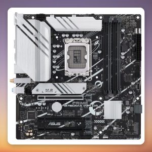 Asus PRIME B760M-A WIFI D4 Intel B760 LGA 1700 mATX Motherboard, DDR4, Wi-Fi 6