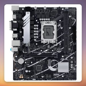 Asus PRIME B760M-K D4 Intel B760 LGA 1700 Micro ATX Motherboard, DDR4