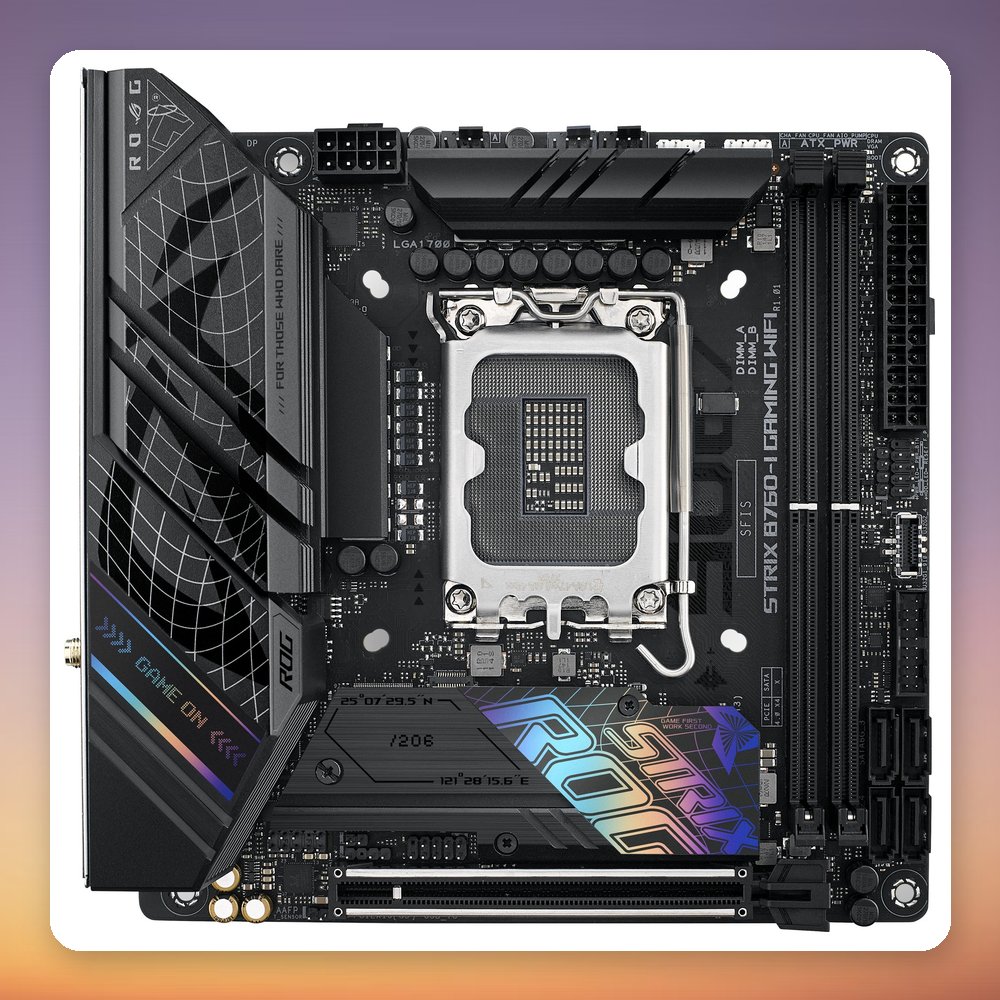 Asus ROG Strix B760-I Gaming WiFi Mini-ITX Motherboard, Intel B760, LGA 1700, DDR5 – image 2