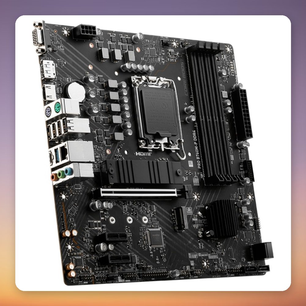 MSI PRO B760M-P DDR4 Motherboard, Intel B760, LGA 1700, micro ATX – image 3