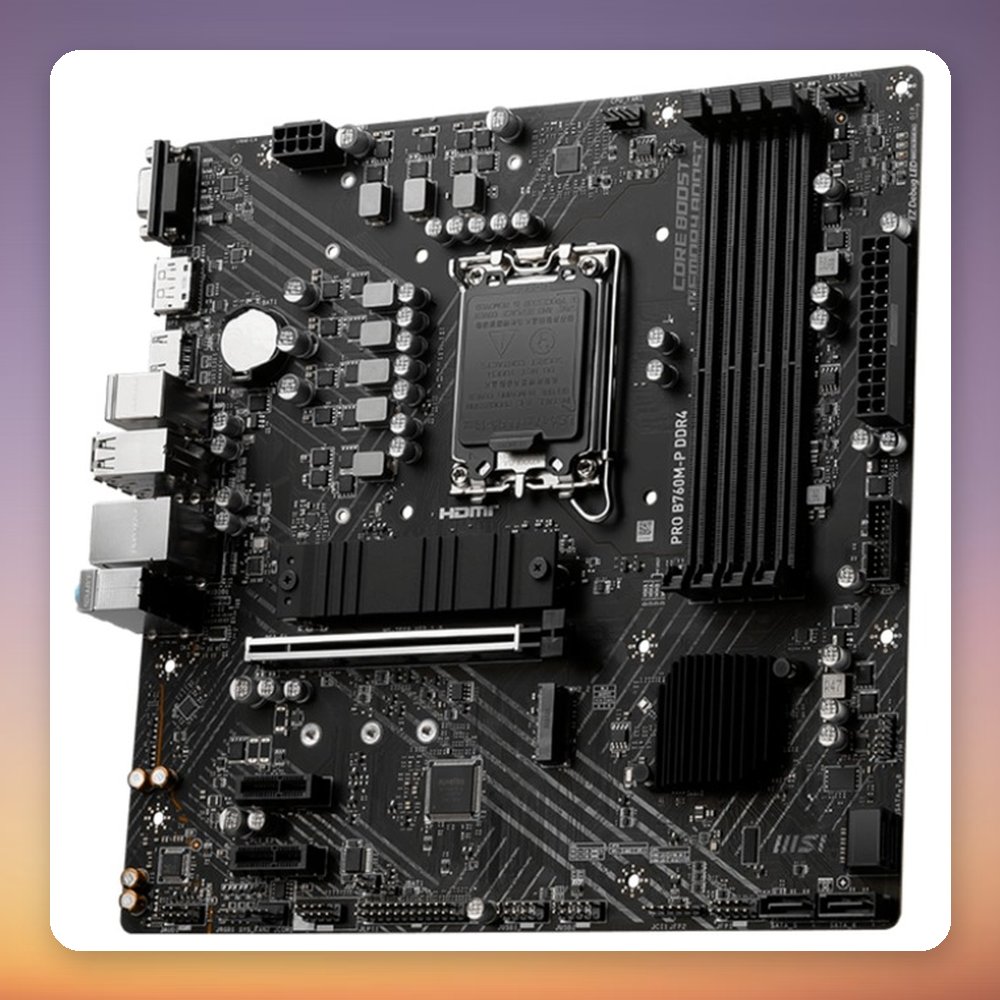 MSI PRO B760M-P DDR4 Motherboard, Intel B760, LGA 1700, micro ATX – image 4
