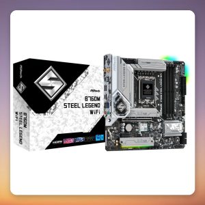 ASRock B760M Steel Legend WiFi Intel B760 LGA1700 DDR5 mATX Motherboard