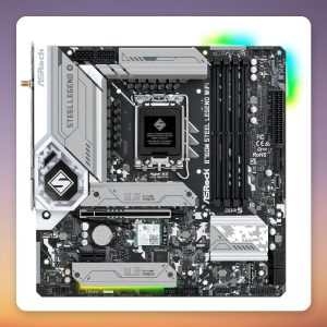 ASRock B760M Steel Legend WiFi Intel B760 LGA1700 DDR5 mATX Motherboard