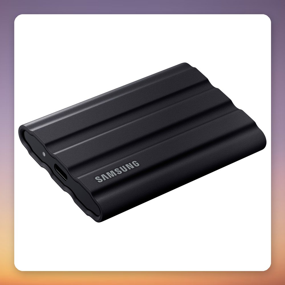 Samsung Portable SSD T7 Shield 4 TB USB-C 3.2 Gen 2 External SSD, Black – image 2