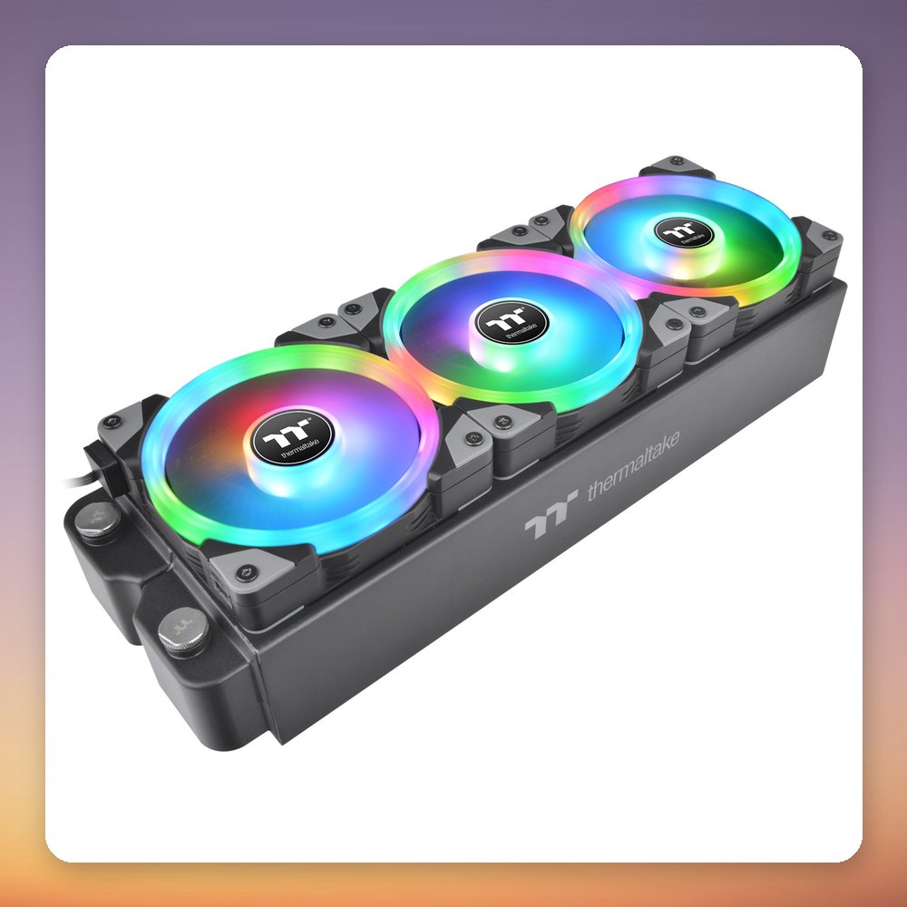Thermaltake SWAFAN EX12 RGB 120 mm PC Case Fan, TT Premium Edition, 3-Pack with Controller – image 4