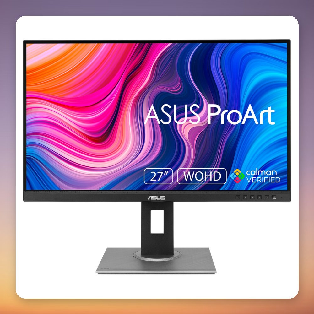 Asus ProArt PA278QV 27-Inch QHD IPS Monitor, 75 Hz, 100% sRGB, USB Hub