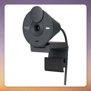 Logitech Brio 300 Full HD 1080p USB-C Webcam, Graphite