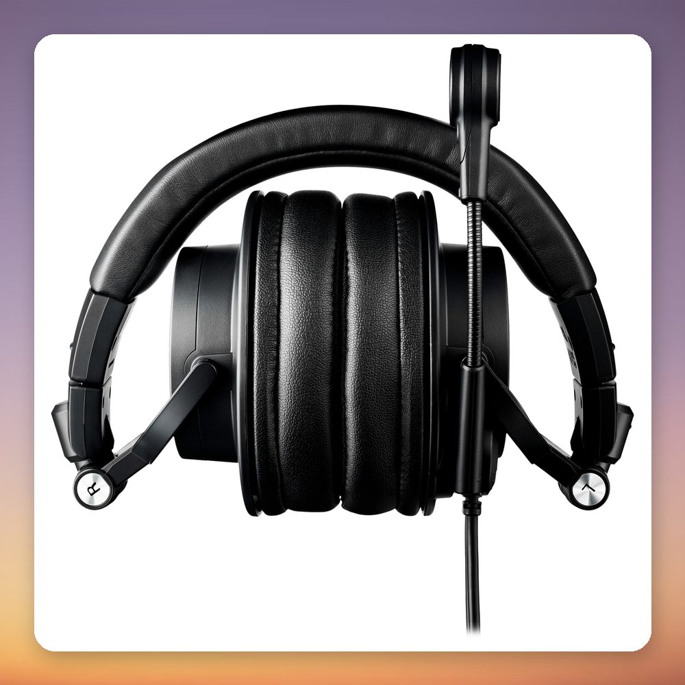 Audio-Technica ATH-M50xSTS StreamSet USB Headset, Black, Closed-Back Over-Ear – image 4
