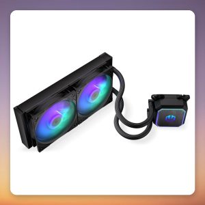 ENDORFY Navis F240 ARGB 240 mm AIO Liquid CPU Cooler, Black