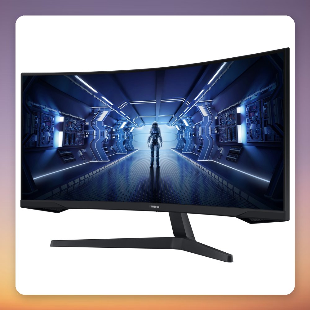 Samsung Odyssey G5 34 Inch UWQHD 165Hz Curved Gaming Monitor, VA, FreeSync Premium