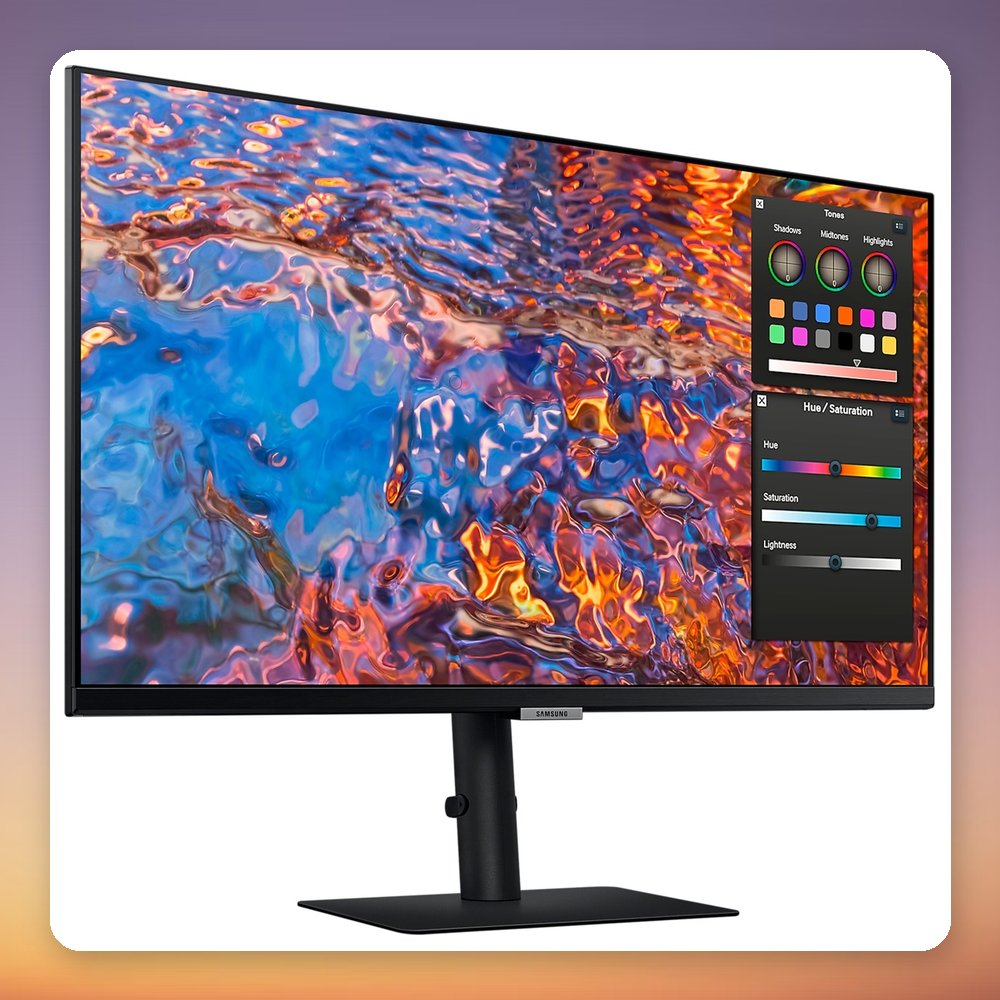 Samsung ViewFinity S8UP S32B800PXP 32-Inch 4K IPS Monitor, USB-C 90W, DisplayHDR 600