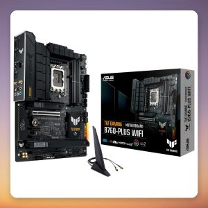ASUS TUF Gaming B760-Plus WiFi ATX Motherboard, Intel B760, LGA 1700, DDR5