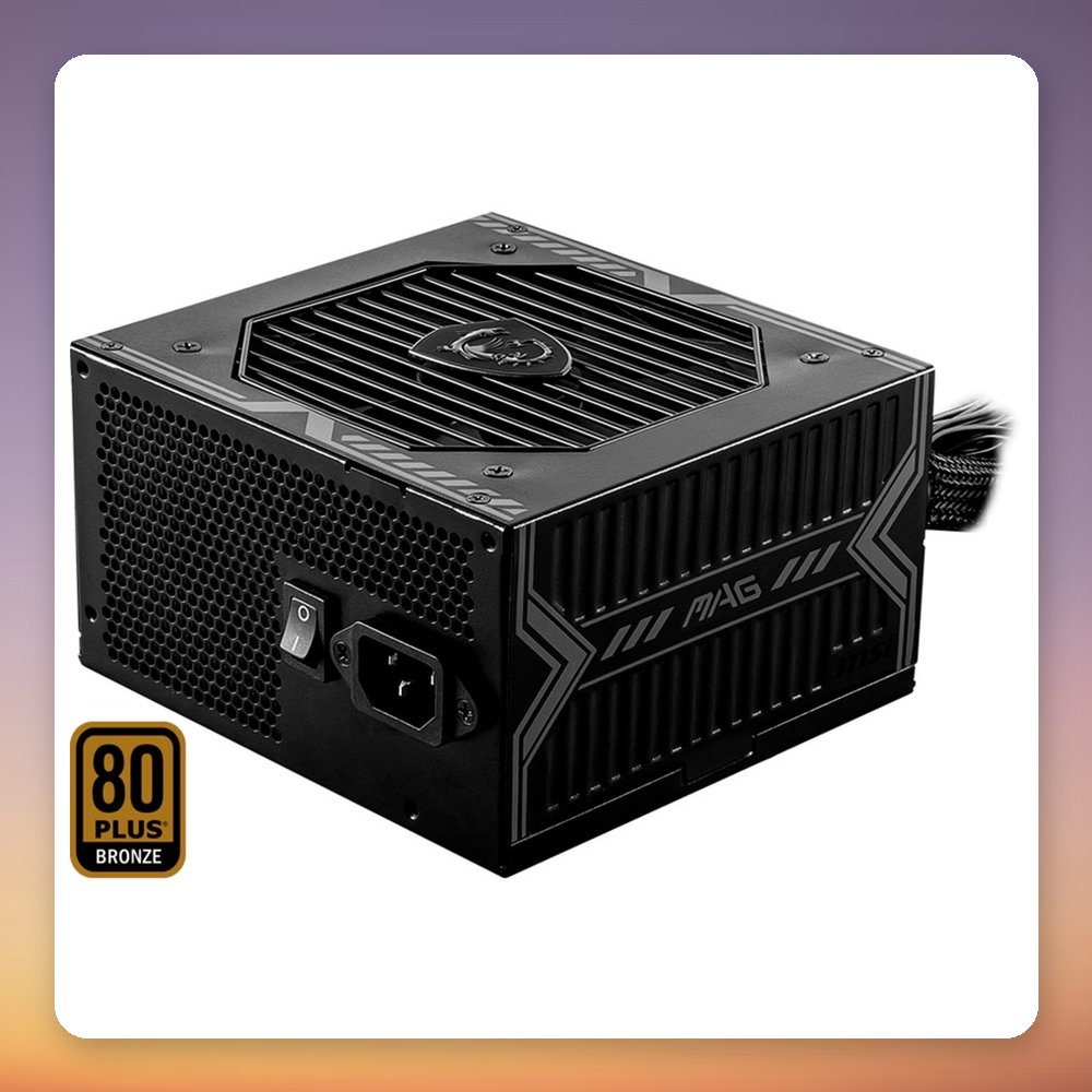 MSI MAG A650BN 650W 80 PLUS Bronze Non-Modular ATX PSU