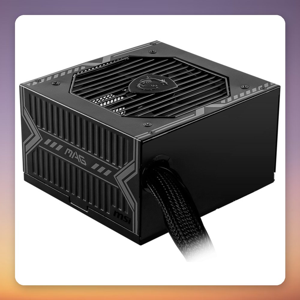 MSI MAG A650BN 650W 80 PLUS Bronze Non-Modular ATX PSU – image 2