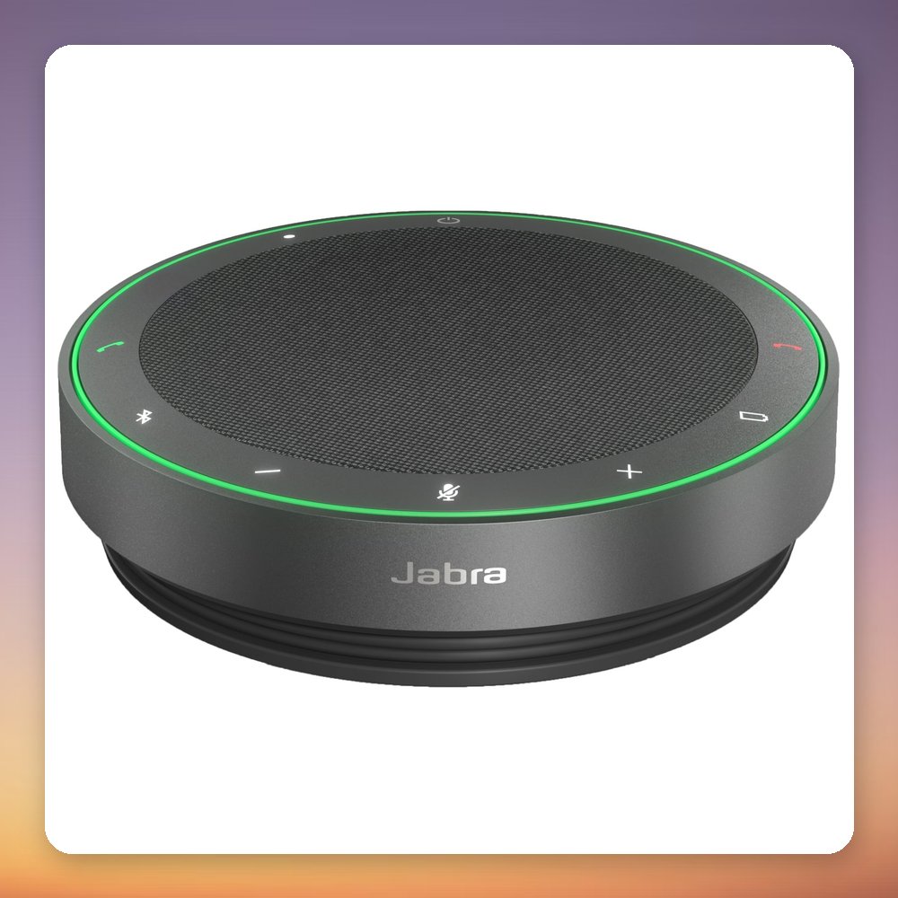 Jabra Speak2 75 UC Bluetooth Speakerphone, USB-C and USB-A, Black