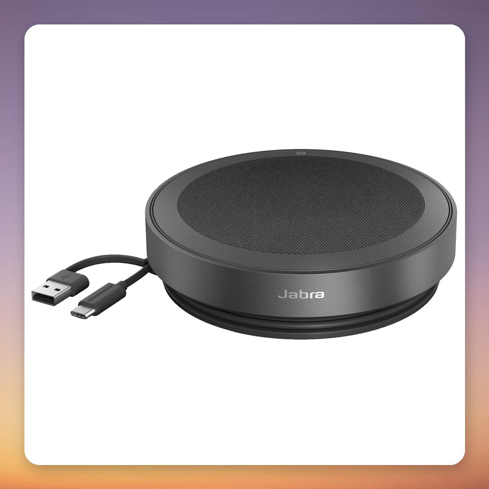 Jabra Speak2 75 UC Bluetooth Speakerphone, USB-C and USB-A, Black – image 3