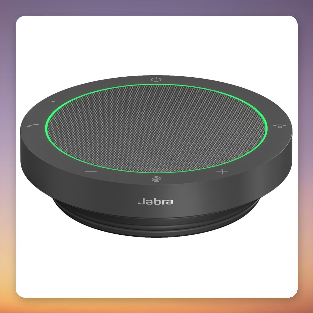 Jabra Speak2 40 UC USB Speakerphone, USB-C and USB-A, Black