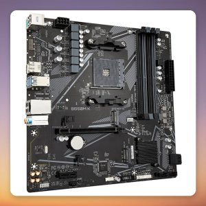 Gigabyte B550M K AM4 Micro ATX Motherboard, AMD B550, DDR4, 2x M.2