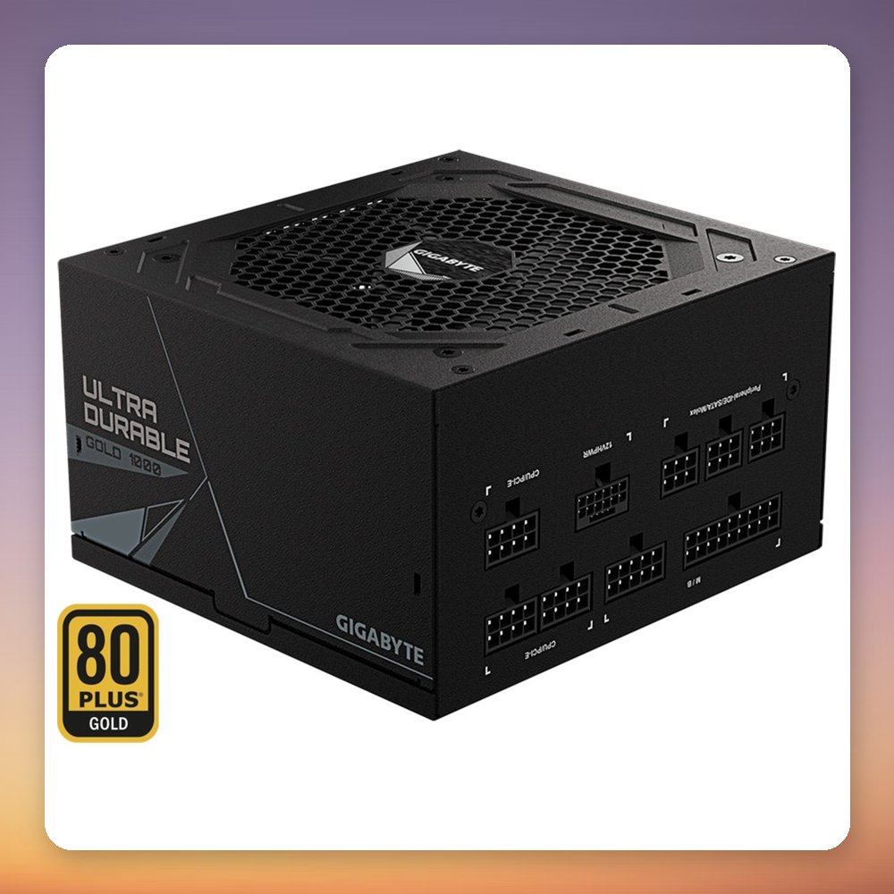 Gigabyte UD1000GM PG5 V2 1000W 80 PLUS Gold Fully Modular PSU, ATX 3.1