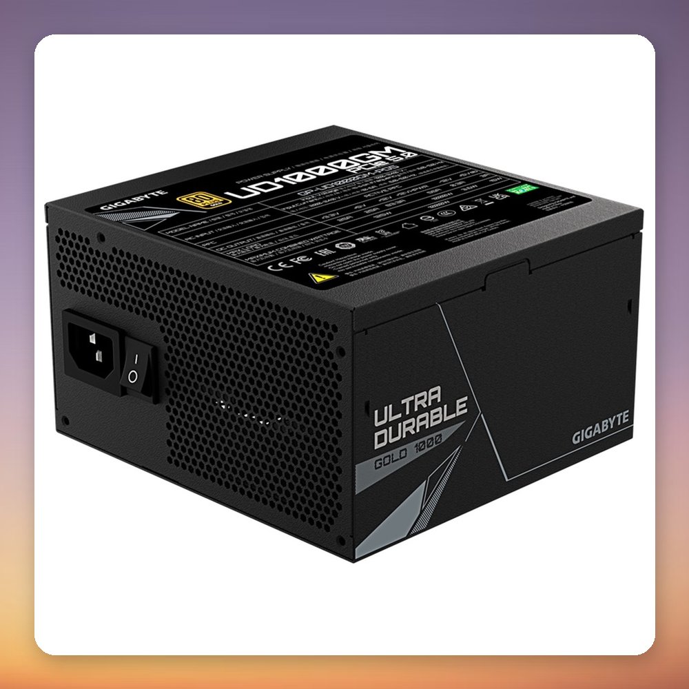 Gigabyte UD1000GM PG5 V2 1000W 80 PLUS Gold Fully Modular PSU, ATX 3.1 – image 2