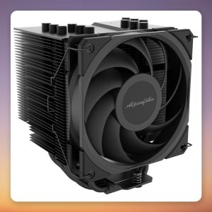 EKL Alpenföhn Brocken 4 120 mm Single Tower CPU Cooler, Matt Black, 220W TDP