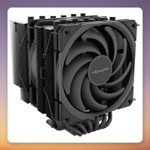 Alpenföhn Brocken 4 Max Dual Tower CPU Cooler 250W TDP, 2x 120 mm, Matt Black