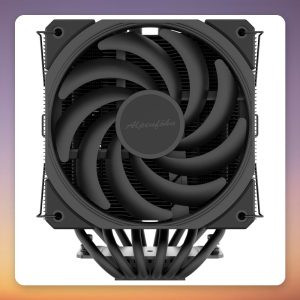 Alpenföhn Brocken 4 Max Dual Tower CPU Cooler 250W TDP, 2x 120 mm, Matt Black