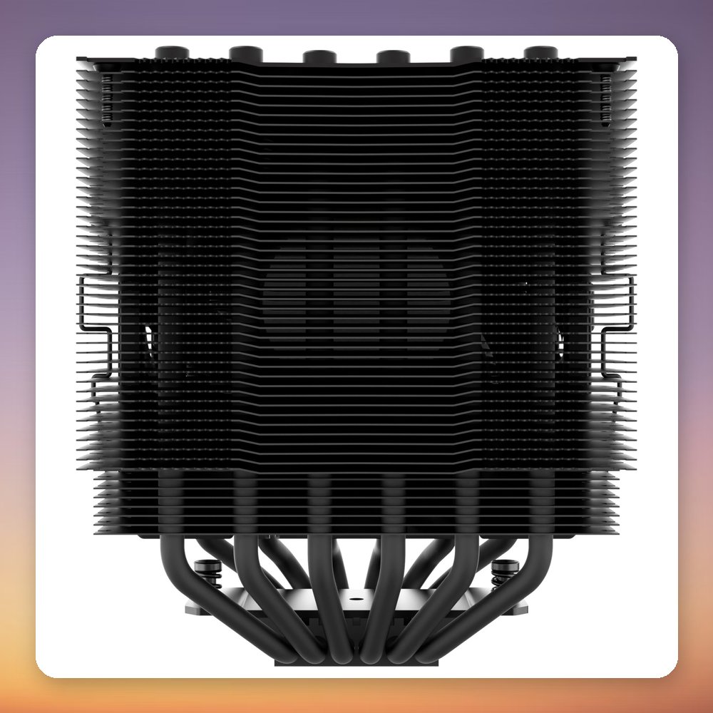 Alpenföhn Brocken 4 Max Dual Tower CPU Cooler 250W TDP, 2x 120 mm, Matt Black – image 6