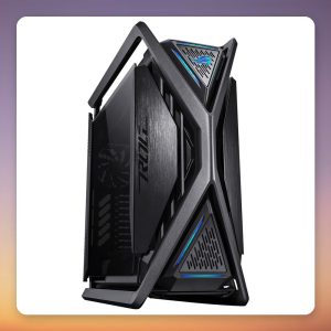 Asus ROG Hyperion GR701 E-ATX Big Tower Case, Black, Tempered Glass, ARGB