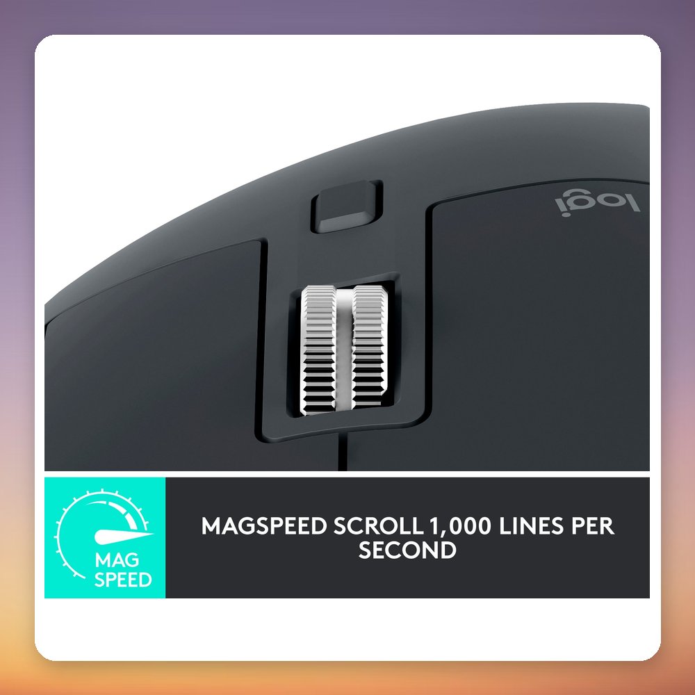 Logitech MX Master 3S for Business Wireless Mouse, Graphite, Logi Bolt – image 3