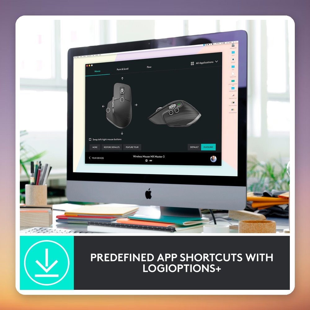 Logitech MX Master 3S for Business Wireless Mouse, Graphite, Logi Bolt – image 5