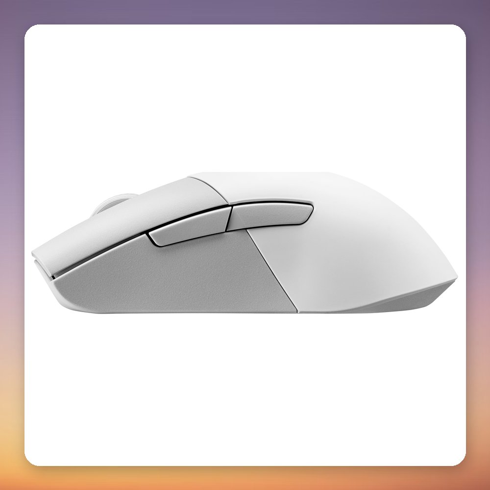 Asus ROG Keris Wireless AimPoint 36000 DPI Tri-Mode Gaming Mouse, White – image 6