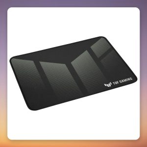 Asus TUF Gaming P1 Gaming Mouse Pad, 360 x 260 mm, Water-Resistant, Black/White