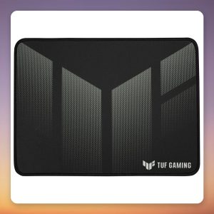 Asus TUF Gaming P1 Gaming Mouse Pad, 360 x 260 mm, Water-Resistant, Black/White