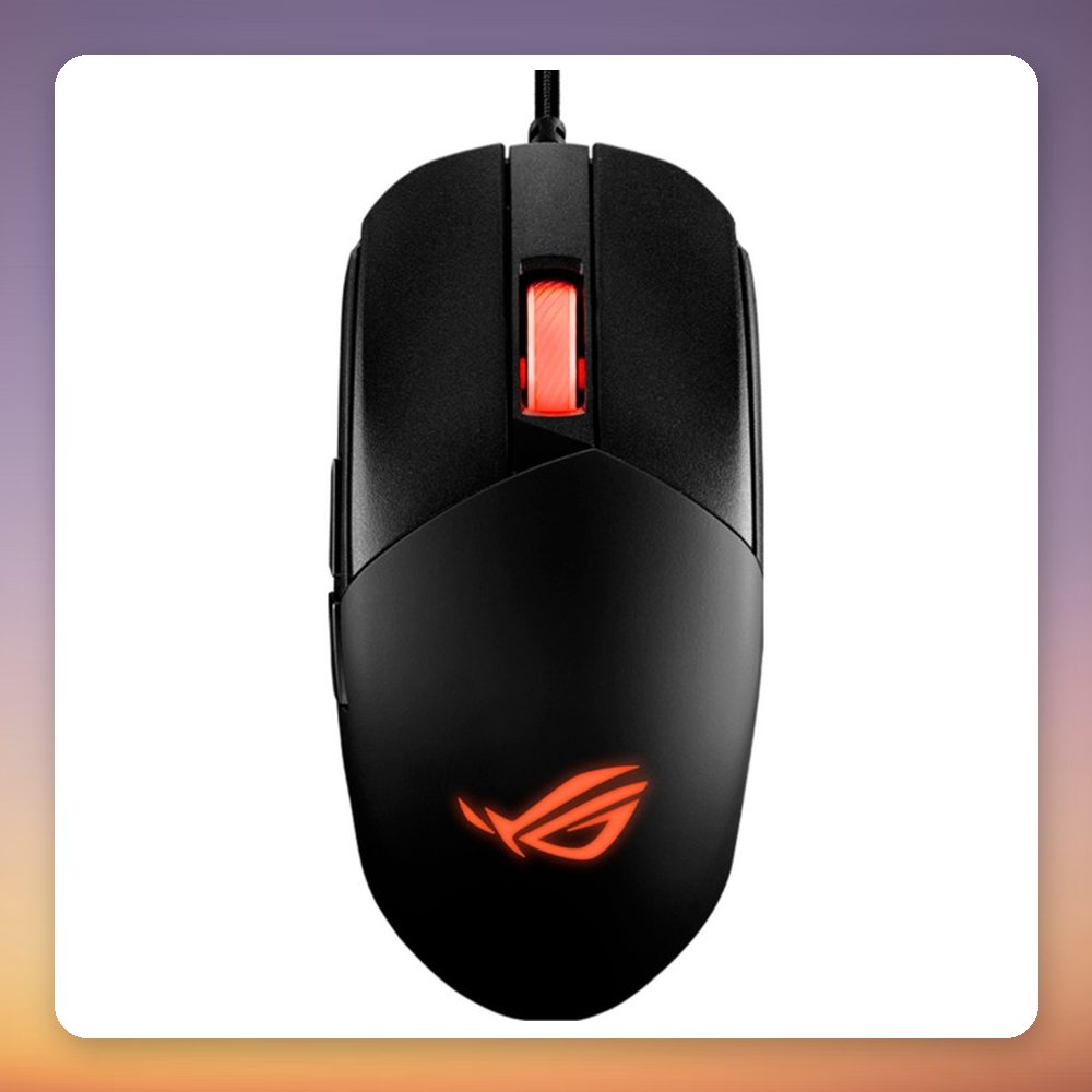 Asus ROG Strix Impact III Wired Gaming Mouse, 12,000 DPI, 59 g, RGB, Black