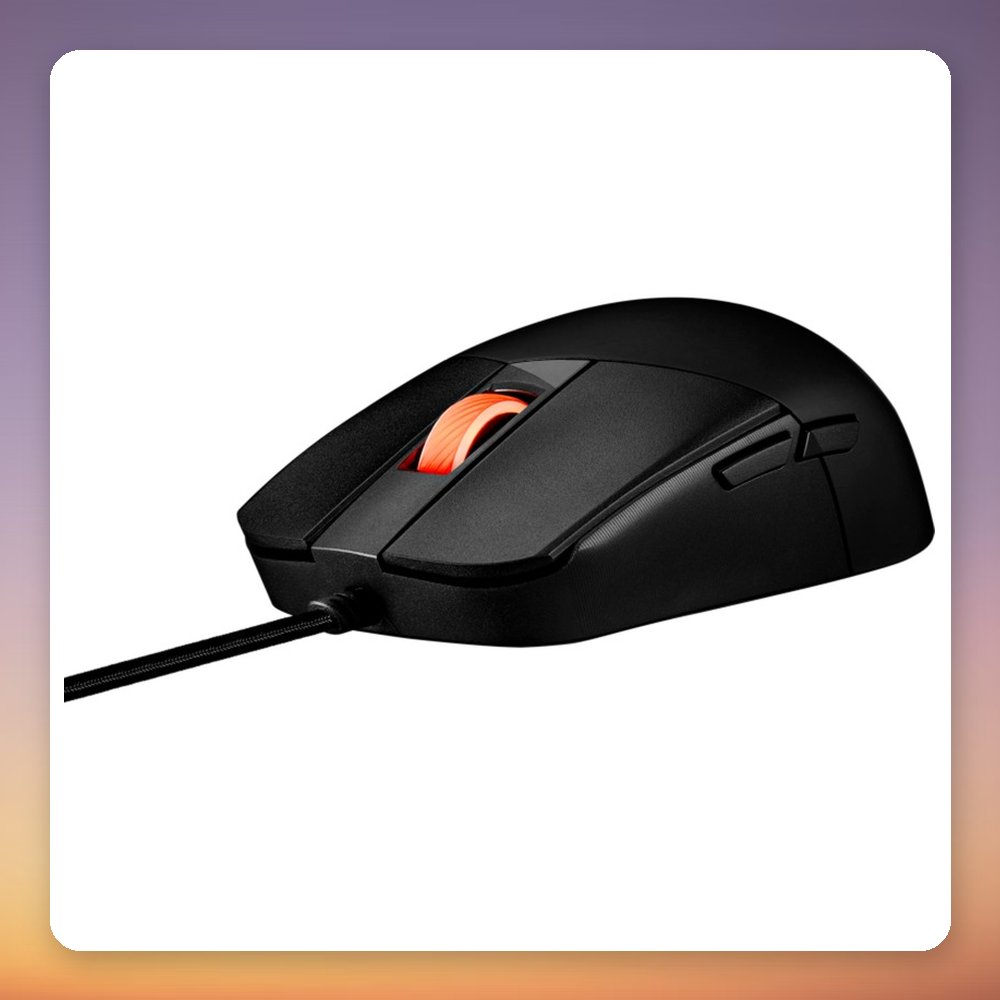 Asus ROG Strix Impact III Wired Gaming Mouse, 12,000 DPI, 59 g, RGB, Black – image 3