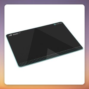 Asus ROG Hone Ace Aim Lab Edition Gaming Mouse Pad, Black/Mint, 508 x 420 mm