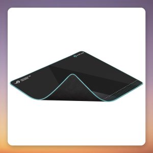 Asus ROG Hone Ace Aim Lab Edition Gaming Mouse Pad, Black/Mint, 508 x 420 mm