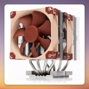 Noctua NH-D9 DX-4677 4U 92 mm Dual-Fan CPU Cooler for LGA4677