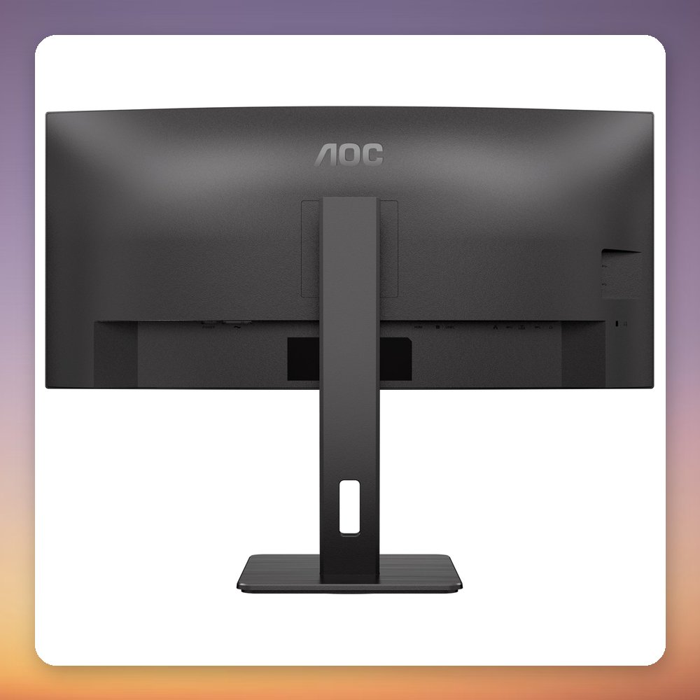 AOC CU34P3CV 34" Curved WQHD 100Hz VA Monitor with USB-C 65W, 21:9 – image 5