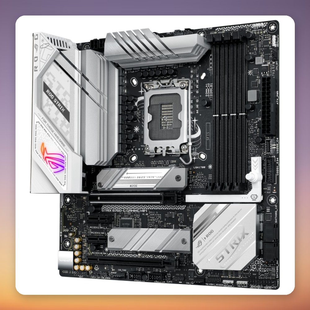 Asus ROG Strix B760-G Gaming WiFi Intel B760 LGA 1700 mATX Motherboard, DDR5, Wi-Fi 6E – image 2