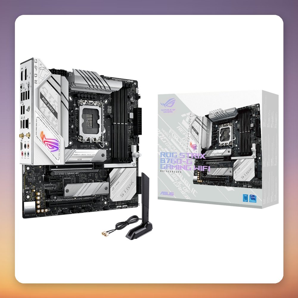 Asus ROG Strix B760-G Gaming WiFi Intel B760 LGA 1700 mATX Motherboard, DDR5, Wi-Fi 6E – image 3