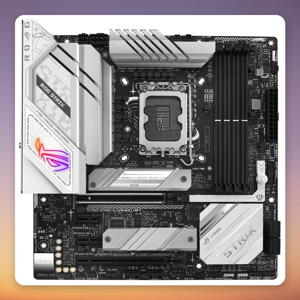 Asus ROG Strix B760-G Gaming WiFi Intel B760 LGA 1700 mATX Motherboard, DDR5, Wi-Fi 6E – image 4