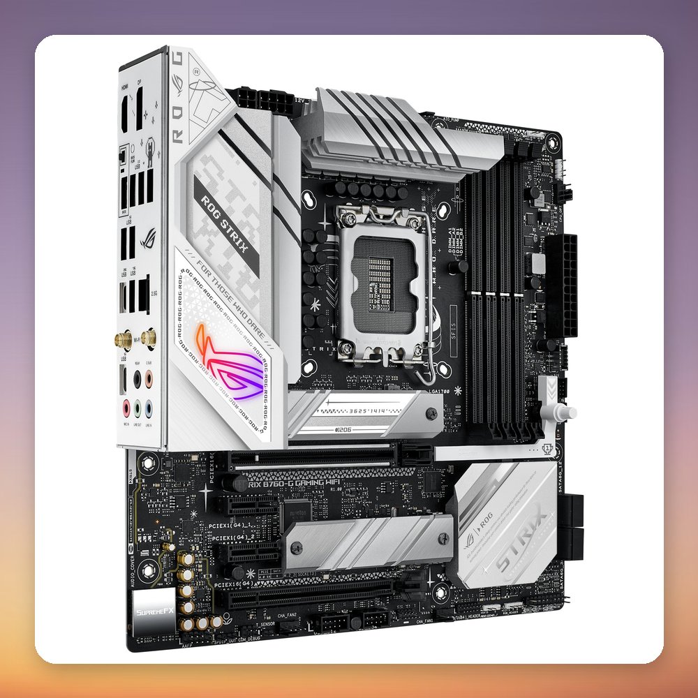 Asus ROG Strix B760-G Gaming WiFi Intel B760 LGA 1700 mATX Motherboard, DDR5, Wi-Fi 6E – image 5