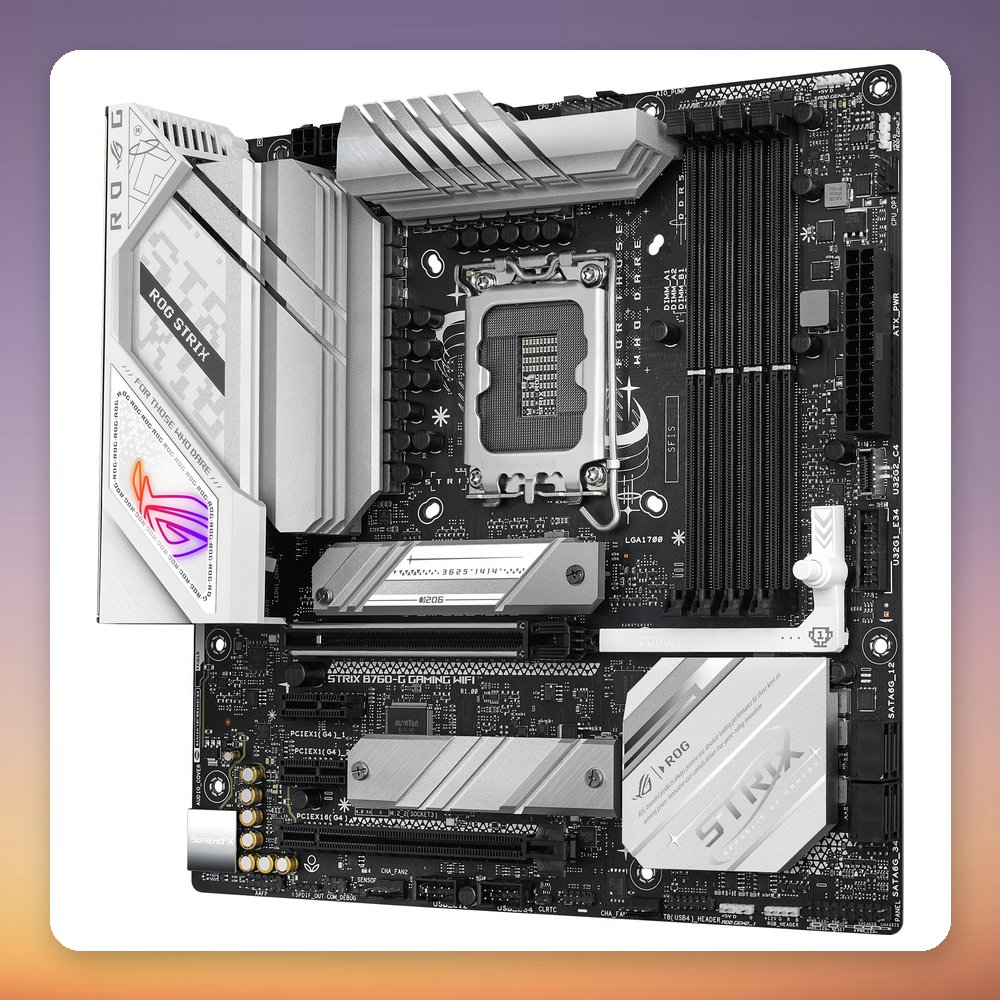 Asus ROG Strix B760-G Gaming WiFi Intel B760 LGA 1700 mATX Motherboard, DDR5, Wi-Fi 6E – image 6